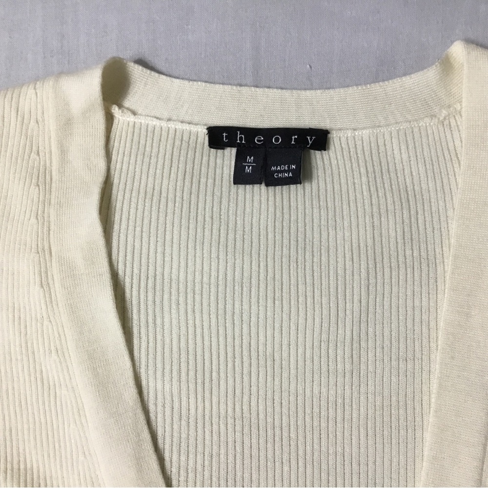 Theory Ribbed Cardigan - Picture 2 of 7